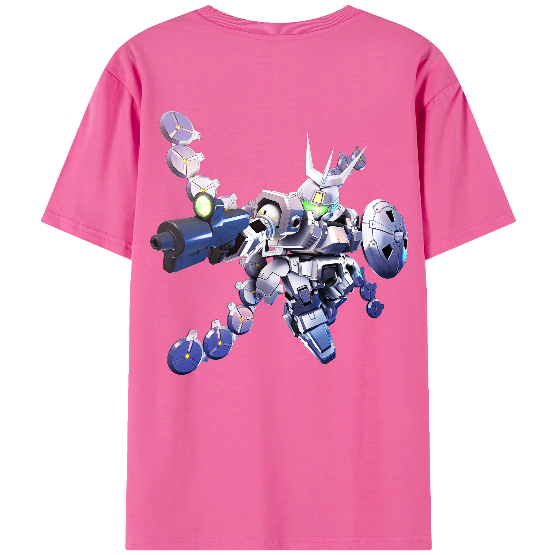 （画像用） 機動戦士ガンダム Mobile Suit Gundam レディース半袖Tシャツ(バックプリント)